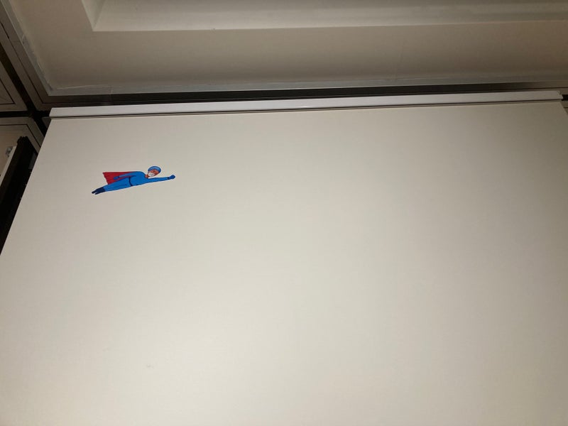 Superhero Nurse Sticker on wall